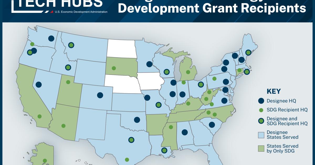 Tech Hubs Designation Supported by Entire BidenHarris Administration